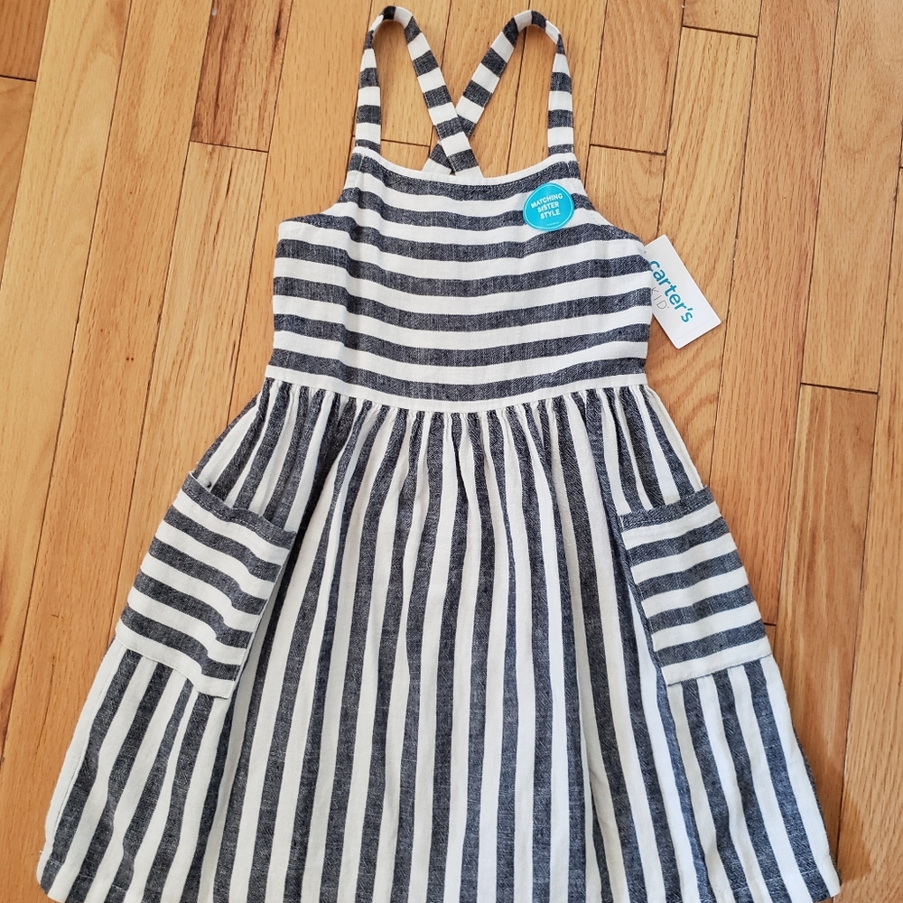 Striped Linen Dress
